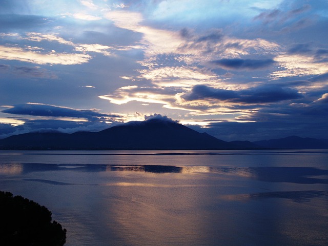 Free Sunset Cloudy Sky photo and picture