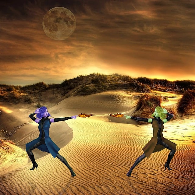 Schlacht, Frauen, Sanddüne, Fantasie