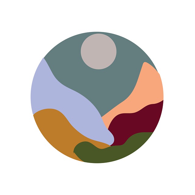Landschaft, Natur, Berg, Boho-Stil