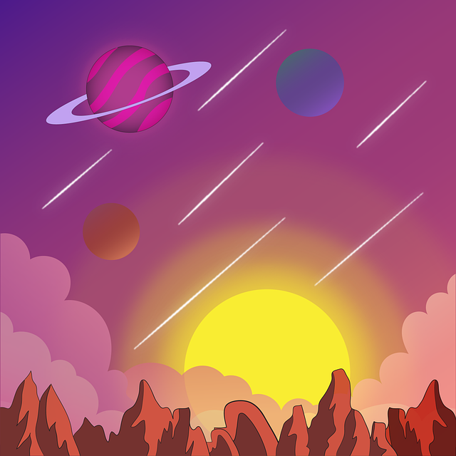 Free Mountains Planets illustration and picture