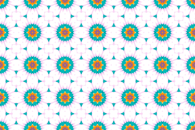 Floraler Hintergrund, Blumenmuster