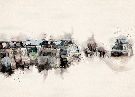 Free Watercolor Painting Rovers illustration and picture