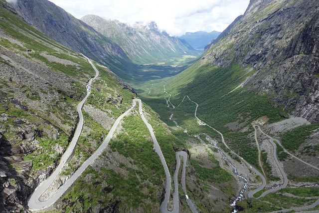 Free Winding Road Mountains photo and picture
