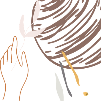 抽象, 手, 藤蔓, 线, 画画, 草图, 艺术, 设计