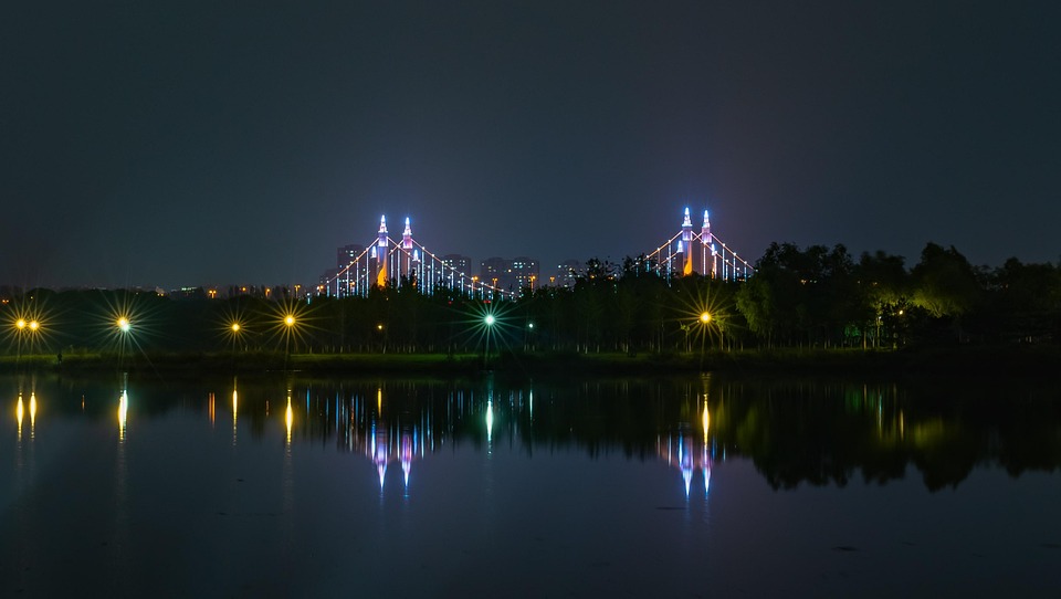 河 夜晚 中国 - Pixabay上的免费照片