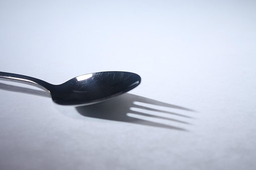 Kniv, Gaffel, Illusion, Bestik, Sølv