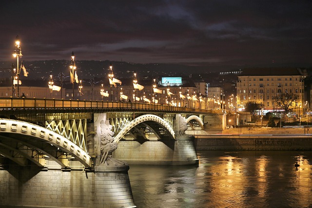 Ponte, Rio, Cidade, Budapeste, Hungria