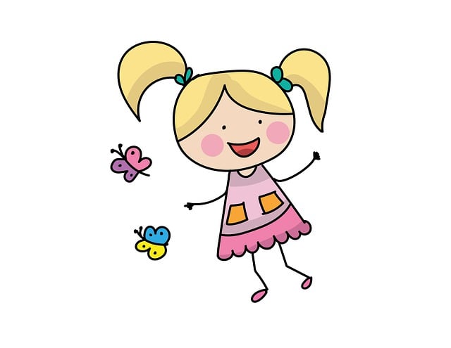 Free girl child childhood illustration