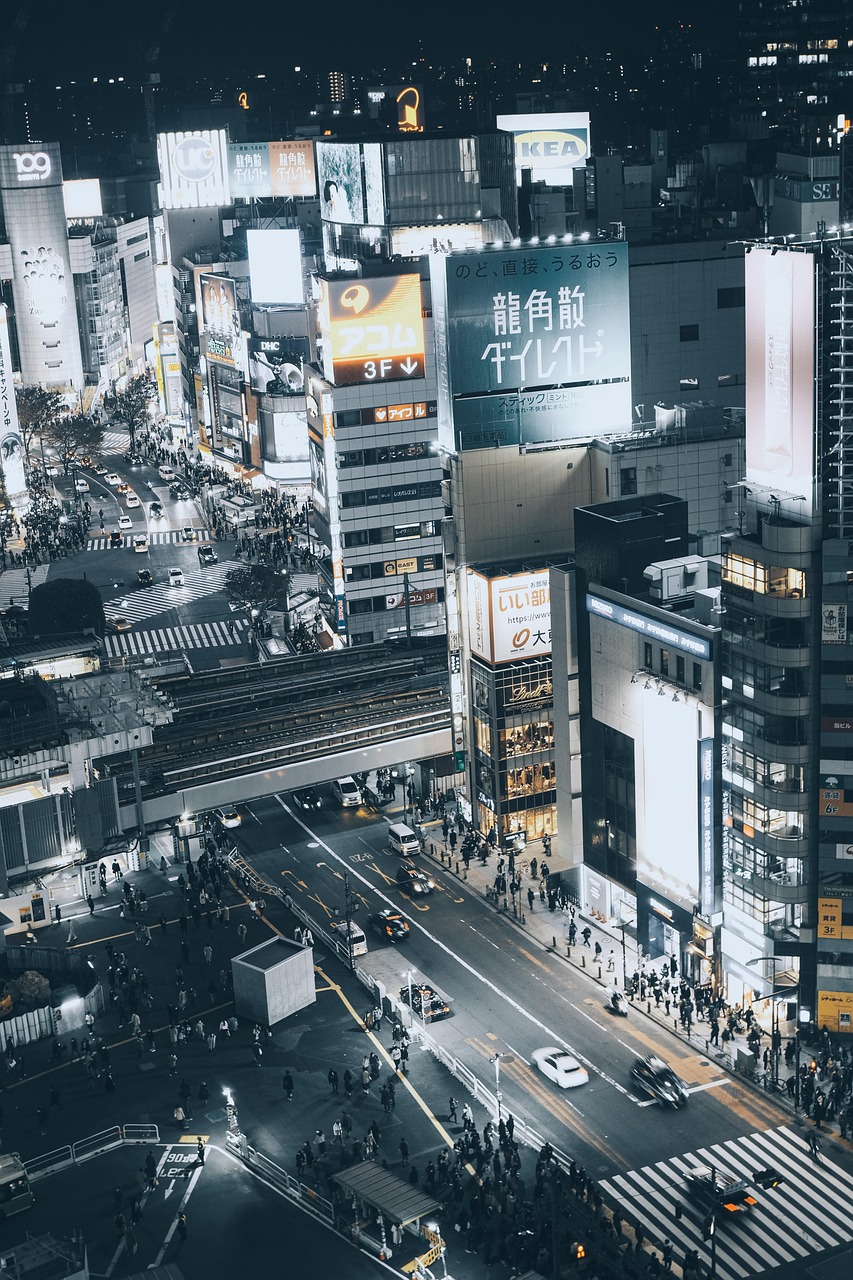 涩谷 东京 夜晚 - Pixabay上的免费照片 - Pixabay