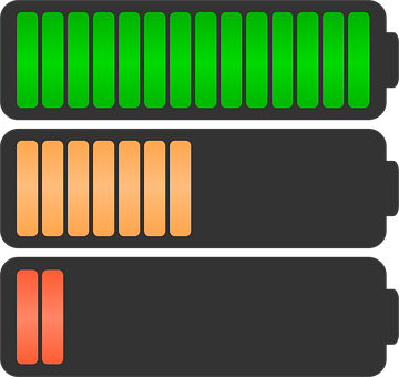Free Battery Battery Status vector and picture