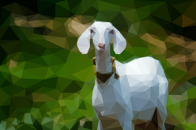 Free goat white goat nature vector