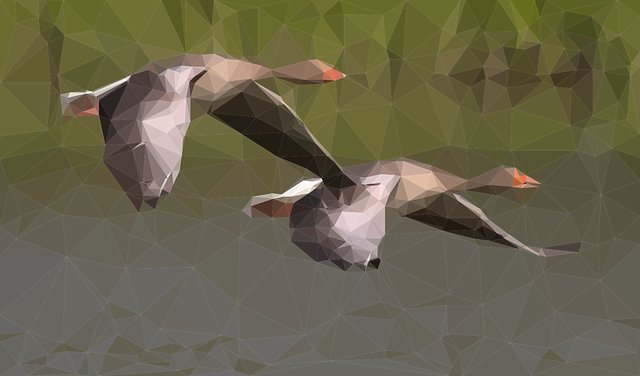 Free flying geese nature geese illustration