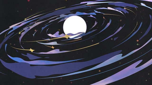 Free art asteroid astrology illustration