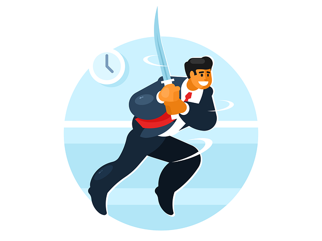 Free security sword leader vector