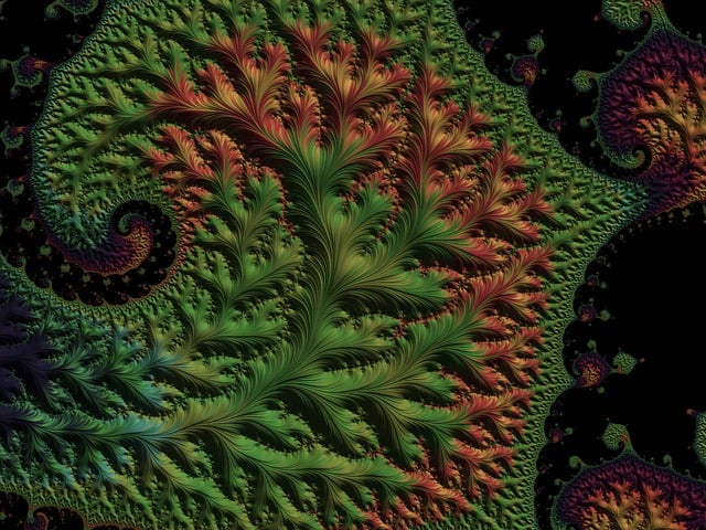 Free fractal abstract background illustration