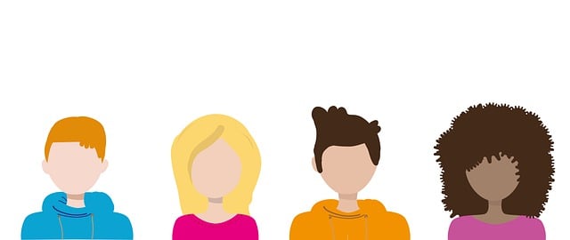 Free avatars faces cartoon illustration