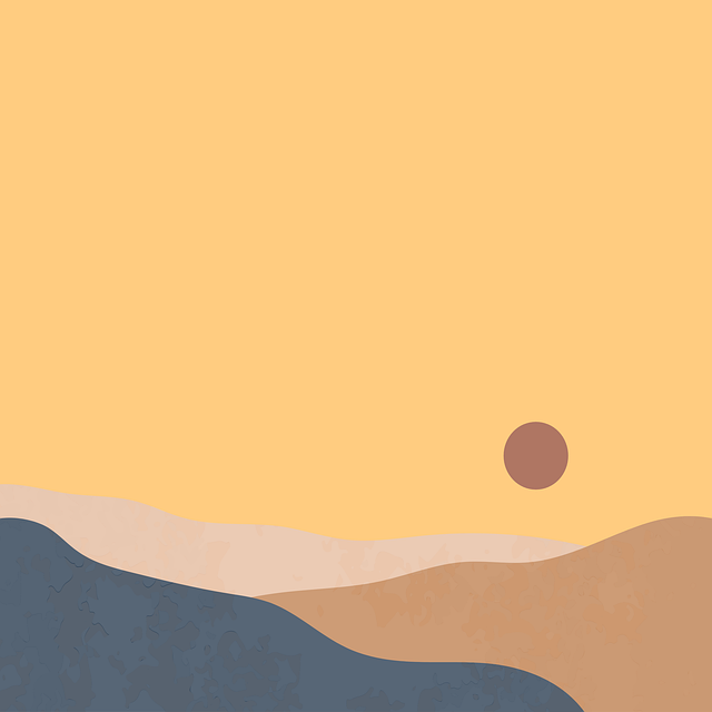 Free desert drawing sketch illustration