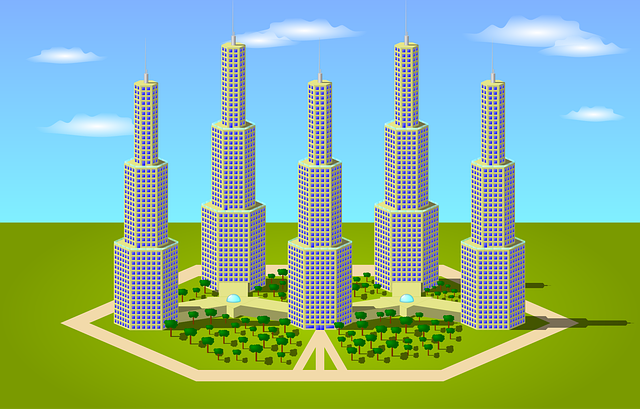 Ciudad, Urbano, Edificios, Condominio