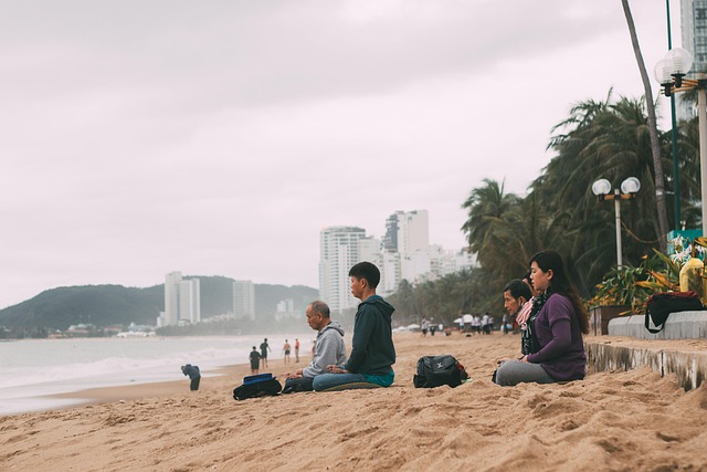 Free Beach Meditation photo and picture