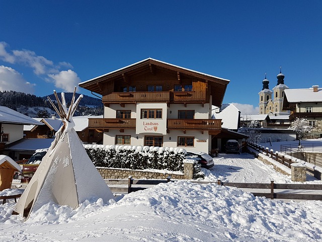 Landhuis, Tirol, Hopfgarten, Oostenrijk