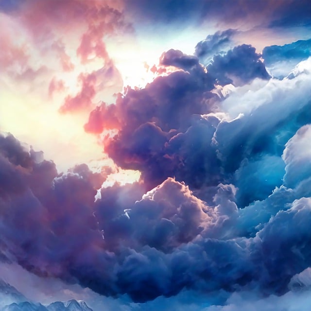 Free sky clouds cumulus illustration