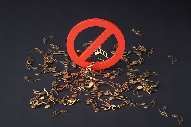 Free musicians note creation and banned illustration