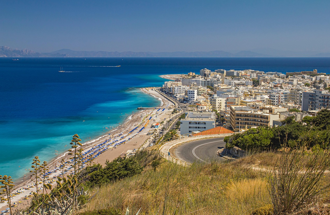 Türkisblaues Wasser auf Rhodos