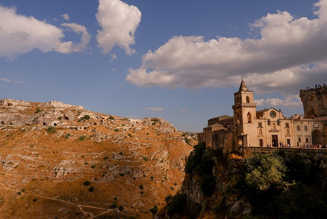 Matera, Straße, Dorf, Italien, Stadt