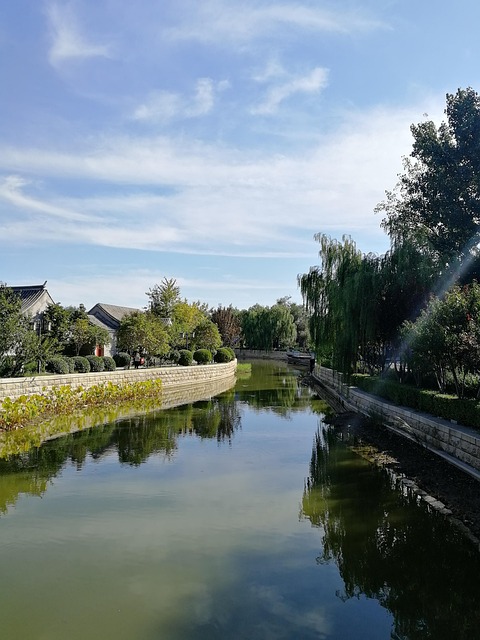Free Moat Chinese Style Architecture photo and picture
