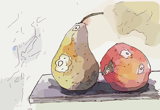 Download free HD stock image of Fruit Pear Free fruit pear apple illustration