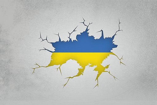 Vlajka, Krajina, Európa, Ukrajina, Kyjev
