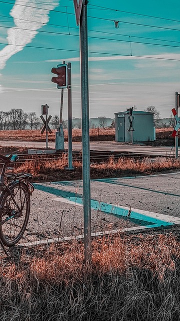 Free Railroad Crossing Railway Line photo and picture