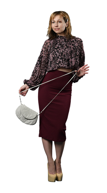 Free woman fashion office attire illustration