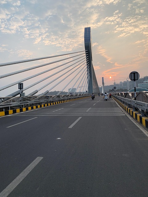 Free Hyderabad Wave Bridge Cable Bridge photo and picture