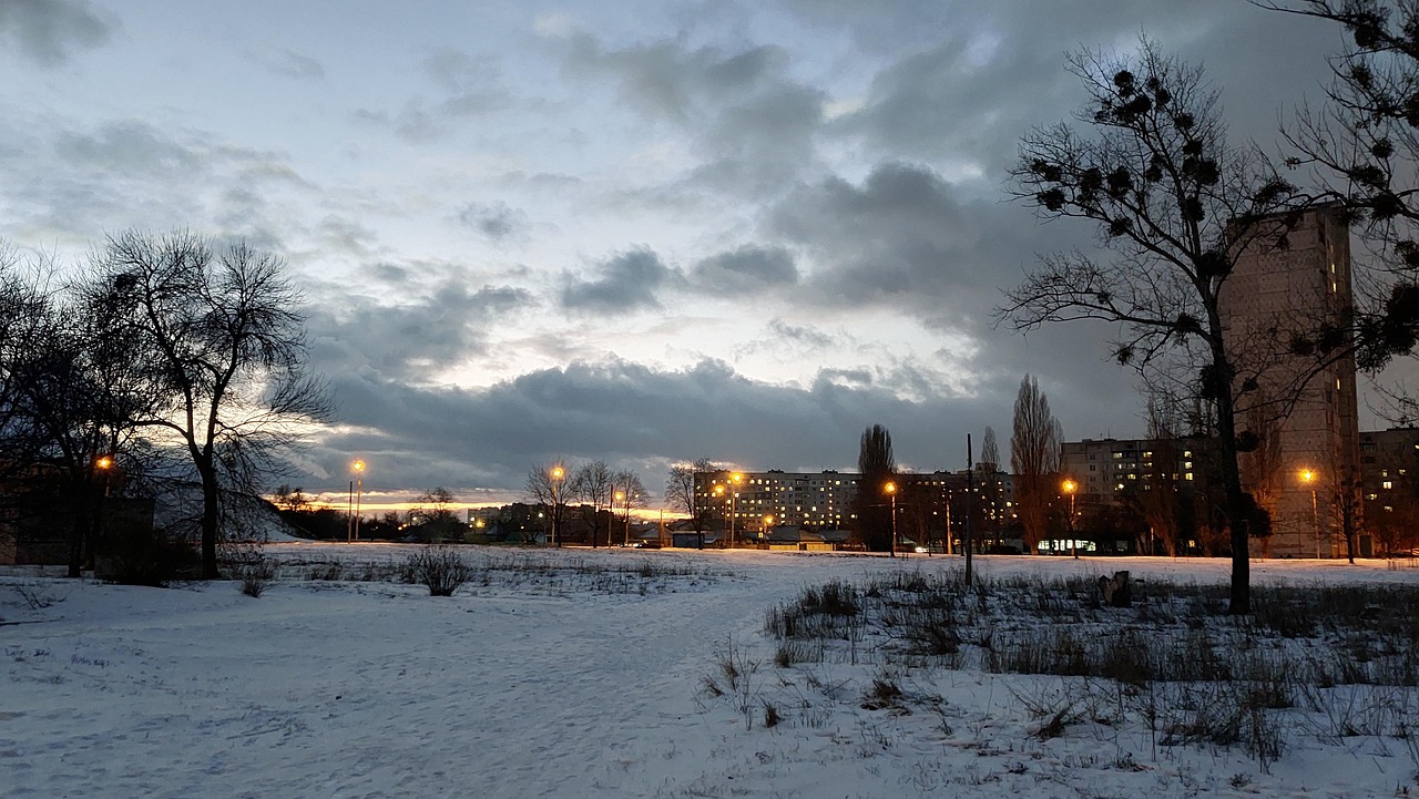 Winter In The City Evening - Free photo on Pixabay - Pixabay