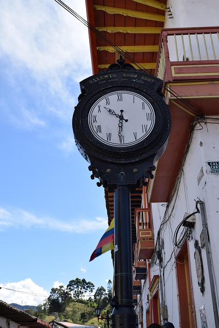 Klok, Straat, Stad, Colombia