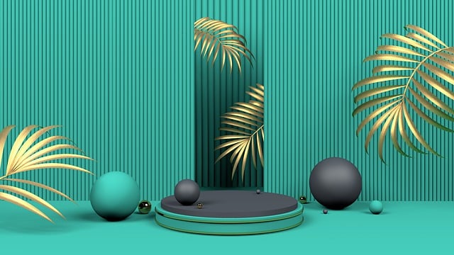 Download free HD stock image of Podium Mockup Free podium mockup green illustration