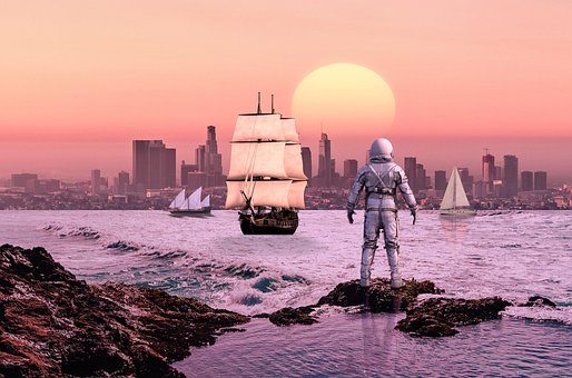 Free Astronaut Sailing photo and picture