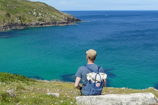 Cornwall, England, Meer, Wandern, Insel