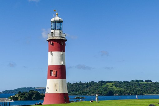 Leuchtturm, Leuchtfeuer, Küste, Cornwall