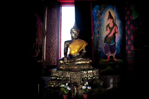 Mönch, Die Architektur, Messen, Buddha
