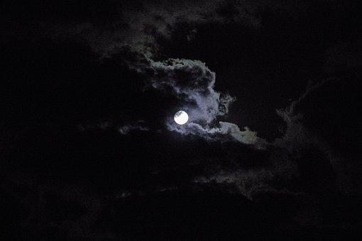 Nachthimmel, Der Mond, Nacht, Mondnacht