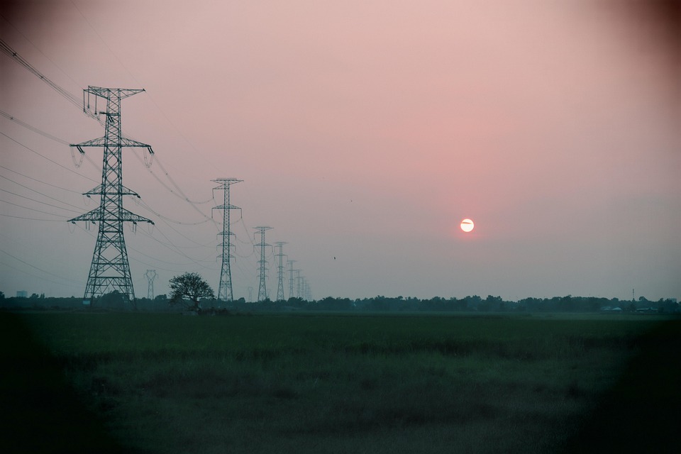 Sunset Electricity Pylons Vietnam - Free photo on Pixabay - Pixabay