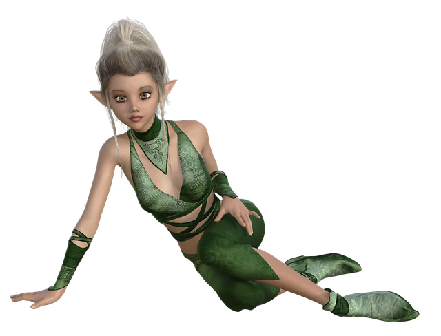 Download free HD stock image of Fairy Elf Free fairy elf fantasy illustration