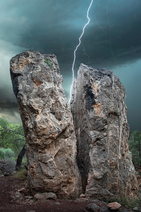 Stein Sturm Blitz - Kostenloses Foto auf Pixabay