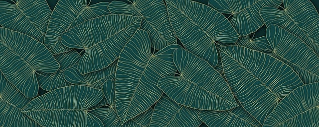 Free leaves pattern decorative illustration