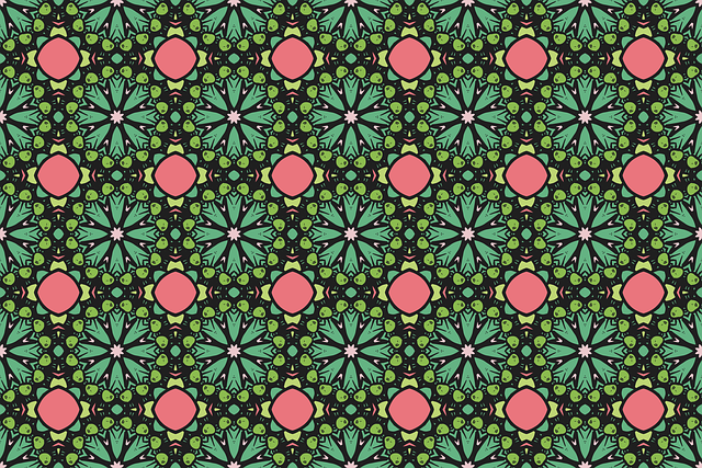 Free floral background floral wallpaper tile pattern illustration