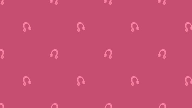Free background pattern headset illustration