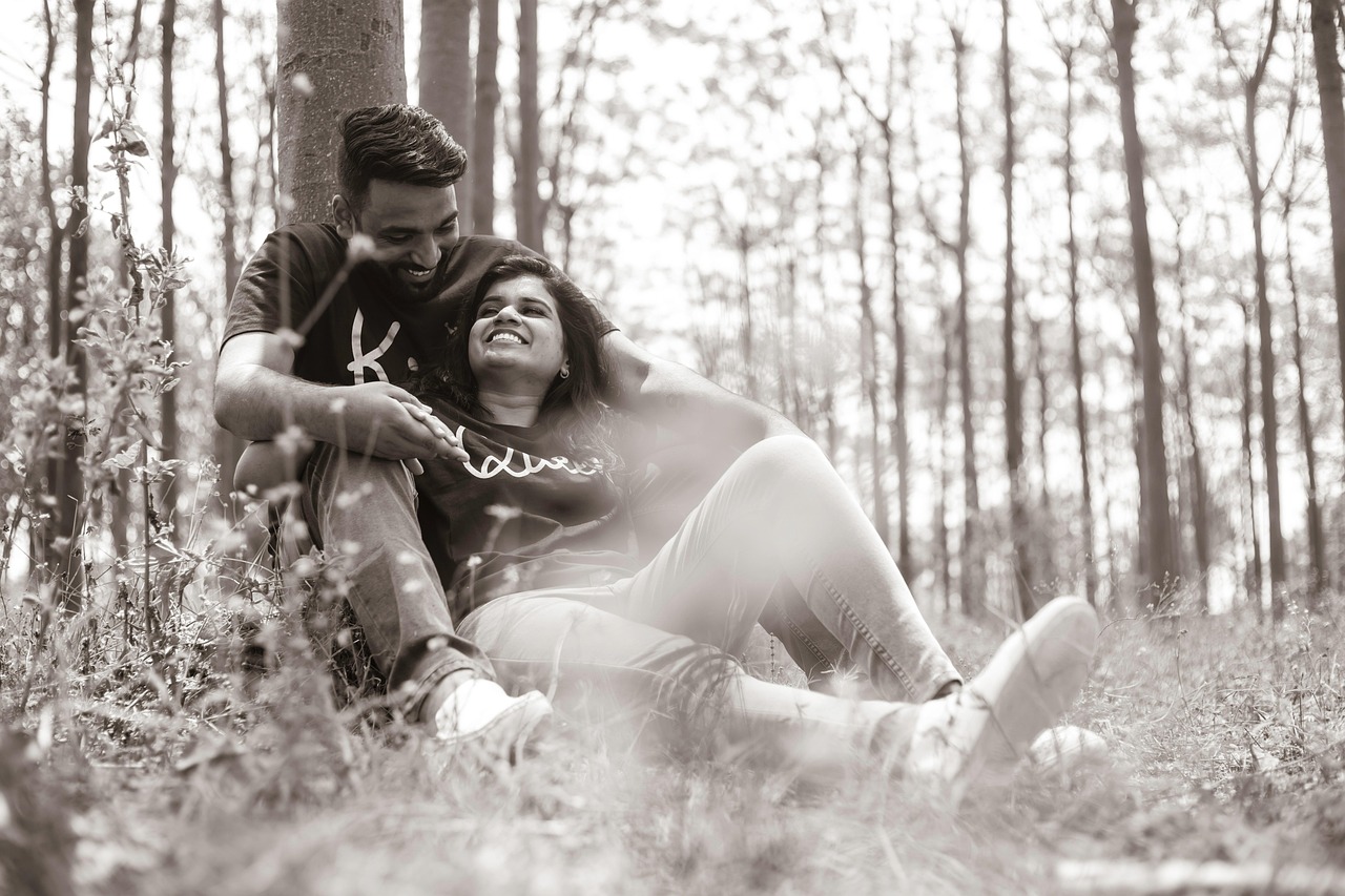 Download free HD stock image of Couple Lovers The Connection Between Self-Love and Happiness