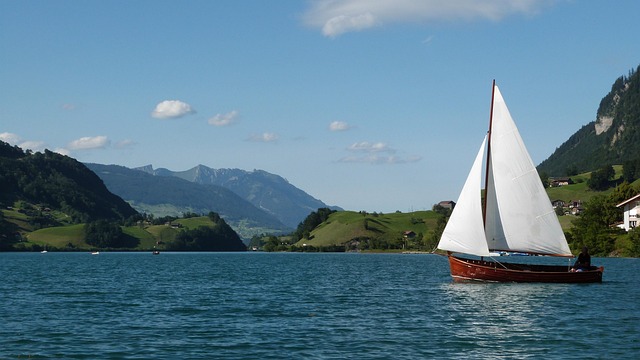 Free Sailboat Lake photo and picture
